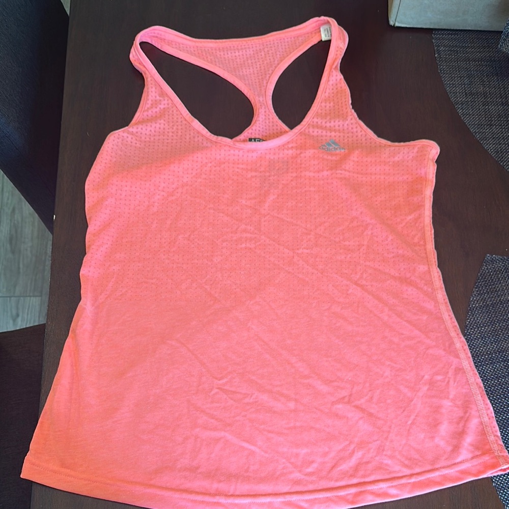 Adidas Women's Bright Coral Tank Top
